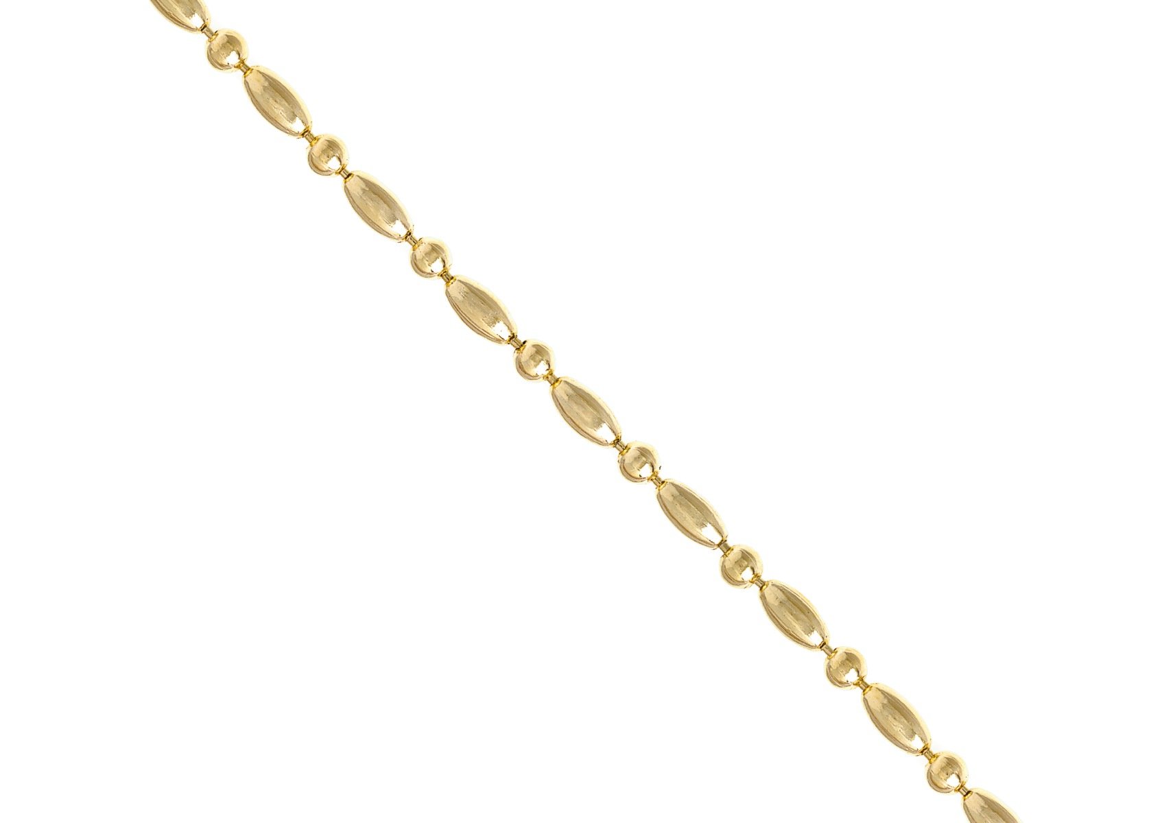 Mixed oval gold chain machine
