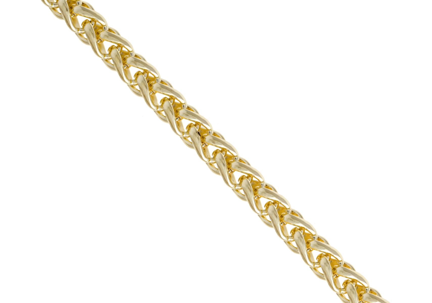 Spike oval wire gold chain machine